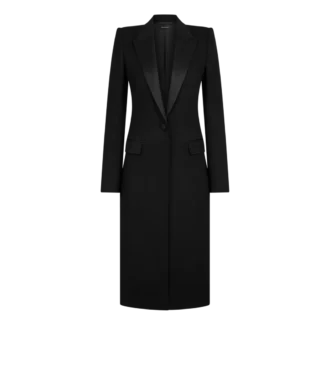 Double Face Light Wool Single Breasted Evening Coat
