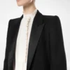 Double Face Light Wool Single Breasted Evening Coat Double Face Light Wool Single Breasted Evening Coat