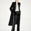 Double Face Light Wool Single Breasted Evening Coat Double Face Light Wool Single Breasted Evening Coat
