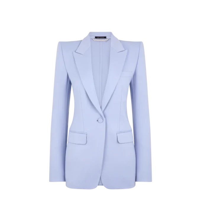 Double Face Light Wool Single Breasted Jacket Double Face Light Wool Single Breasted Jacket