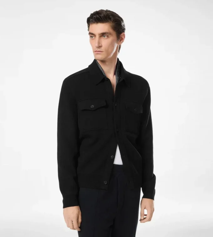 Double Face Wool Cashmere Outershirt