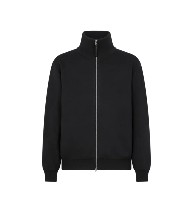 Double Face Wool Full Zip