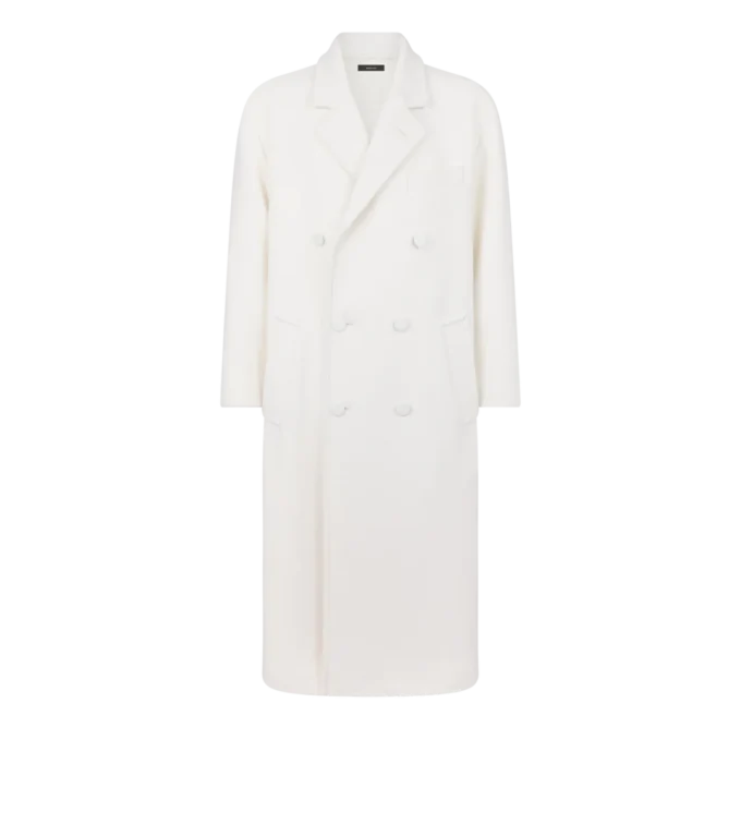 Double Splittable Cashmere Overcoat