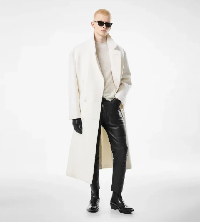 Double Splittable Cashmere Overcoat