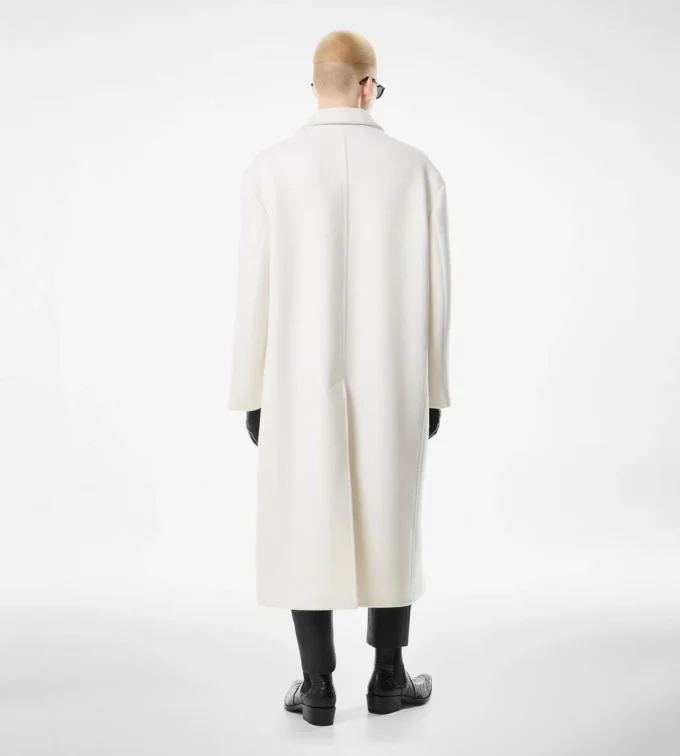 Double Splittable Cashmere Overcoat