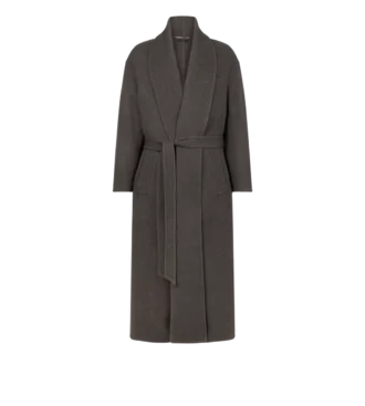 Double Splittable Cashmere Shawl Coat