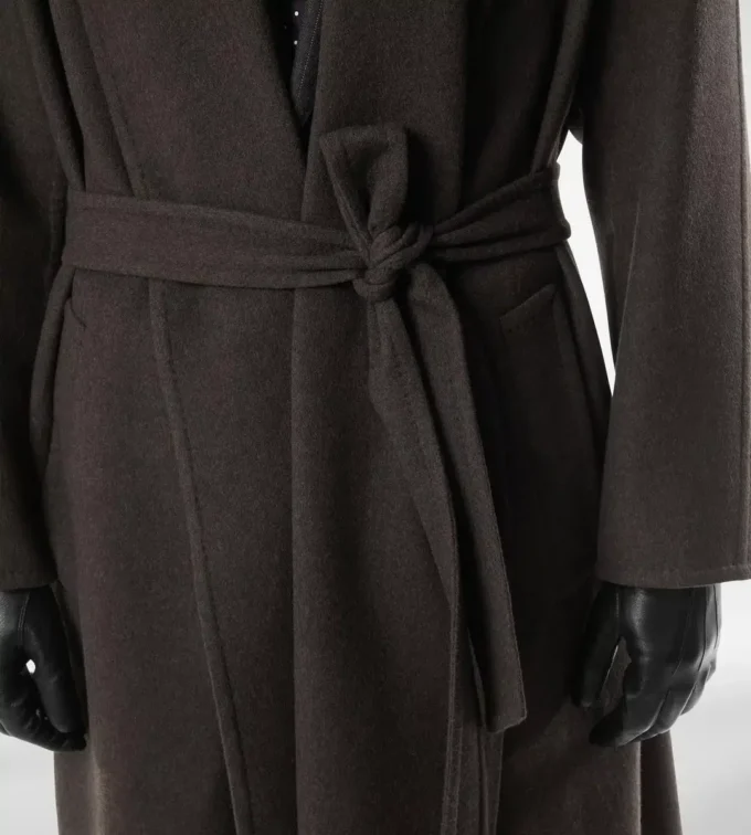 Double Splittable Cashmere Shawl Coat