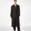 Double Splittable Cashmere Shawl Coat