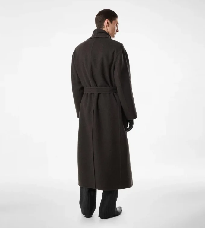 Double Splittable Cashmere Shawl Coat
