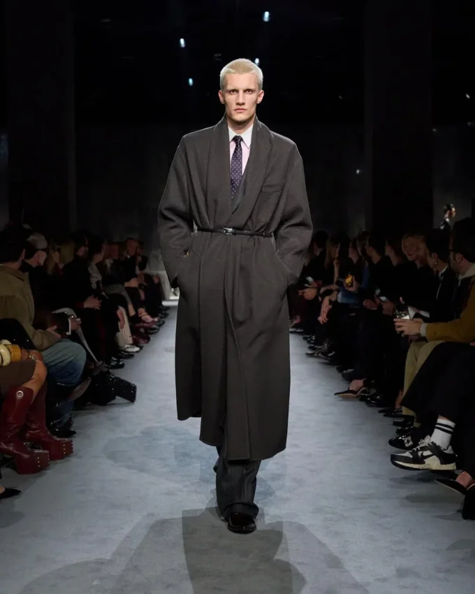 Double Splittable Cashmere Shawl Coat