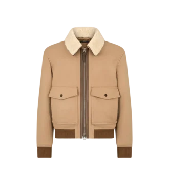 Double Splittable Shearling Collar Blouson