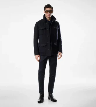 Double Splittable Twill Four Pocket Jacket