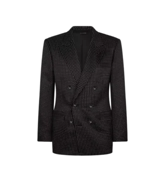 Duchesse Polka Dot Jacquard Jacket