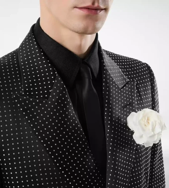 Duchesse Polka Dot Jacquard Jacket Duchesse Polka Dot Jacquard Jacket