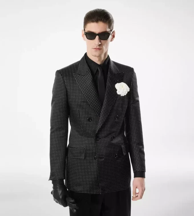 Duchesse Polka Dot Jacquard Jacket Duchesse Polka Dot Jacquard Jacket