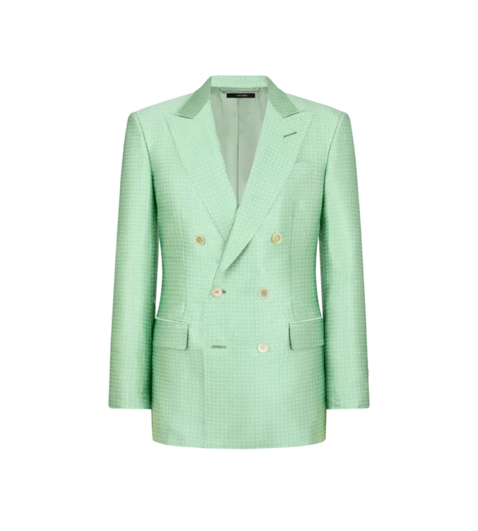 Duchesse Polka Dot Jaquard Jacket