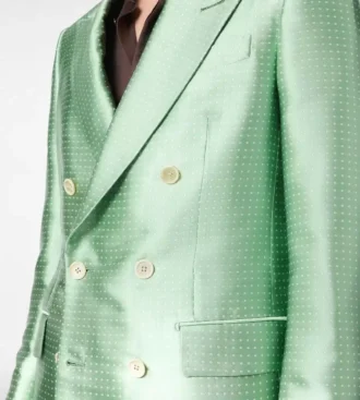 Duchesse Polka Dot Jaquard Jacket
