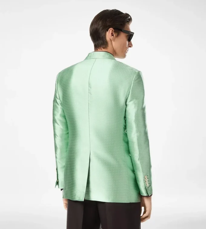 Duchesse Polka Dot Jaquard Jacket