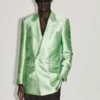 Duchesse Polka Dot Jaquard Jacket