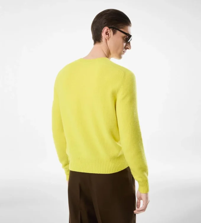 Felted Cashmere Crew Neck
