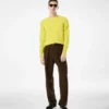 Felted Cashmere Crew Neck