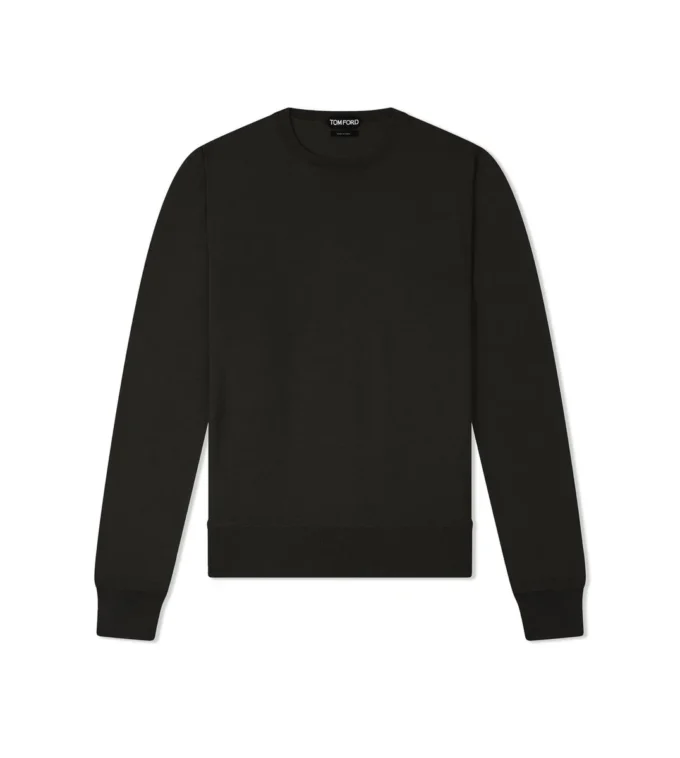 Fine Gauge Cashmere Silk Crew Neck