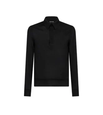 Fine Gauge Cashmere Silk Polo