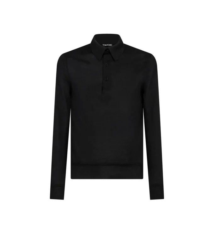 Fine Gauge Cashmere Silk Polo