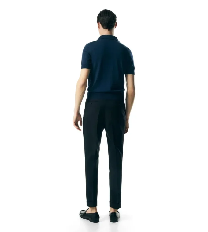 Fine Gauge Cashmere Silk Polo