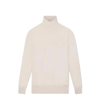 Fine Gauge Cashmere Silk Roll Neck