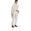 Fine Gauge Cashmere Silk Roll Neck