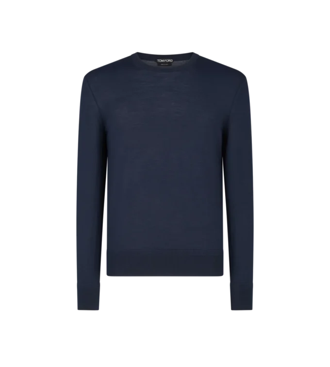 Fine Gauge Pure Wool Crew Neck