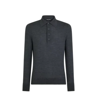 Fine Gauge Pure Wool Polo
