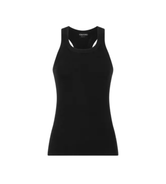 Fine Merino Rib Masculine Racerback Vest