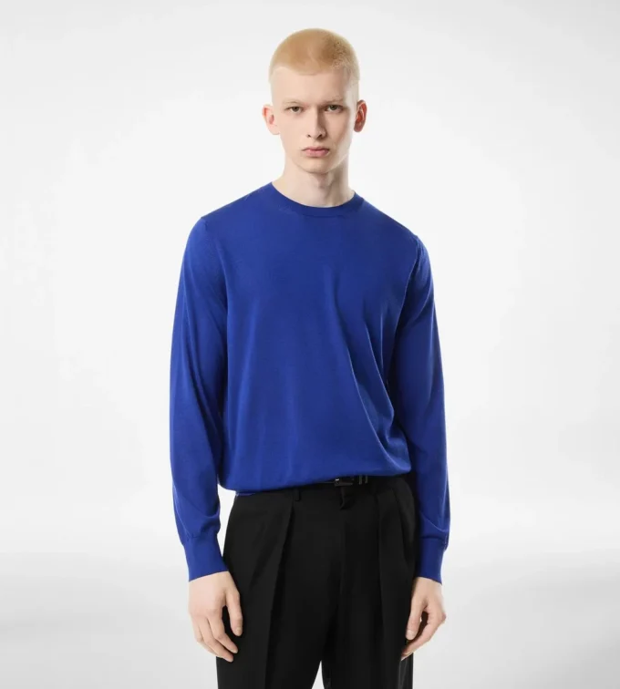 Fluid Silk Crew Neck