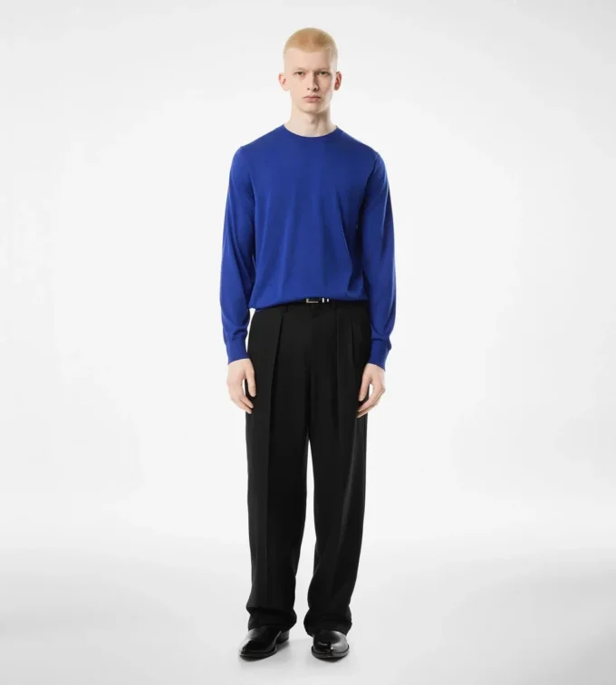 Fluid Silk Crew Neck