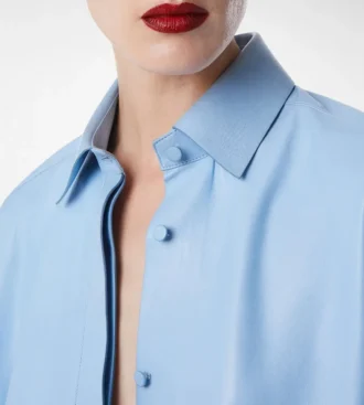 French Plonge Leather Shirt