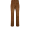 Full Grain Lamb Suede Five-Pocket Pants with Tf Debossed Logo