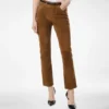 Full Grain Lamb Suede Five-Pocket Pants with Tf Debossed Logo