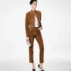Full Grain Lamb Suede Officer Jacket
