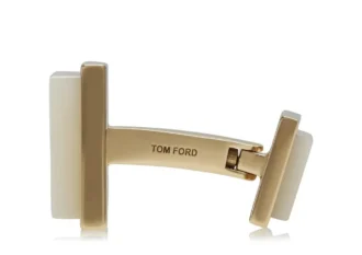 Gold and Pearl Square Cufflinks Gold and Pearl Square Cufflinks
