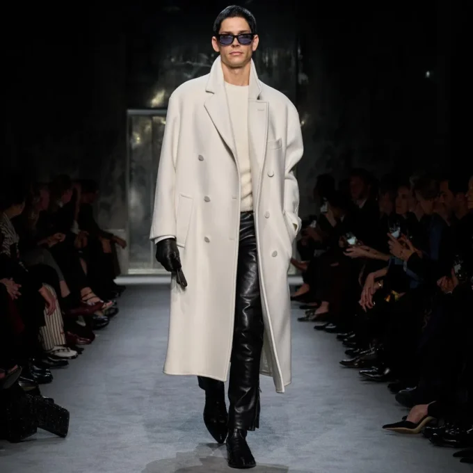 Double Splittable Cashmere Overcoat