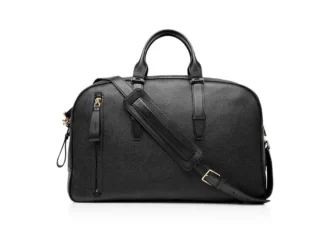 Grain Leather Buckley Bowling Bag