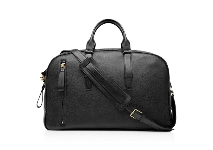 Grain Leather Buckley Bowling Bag