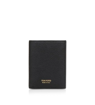Grain Leather Folding Cardholder Grain Leather Folding Cardholder