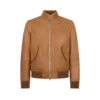Grain Leather Harrington