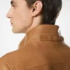 Grain Leather Harrington