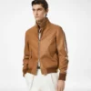 Grain Leather Harrington