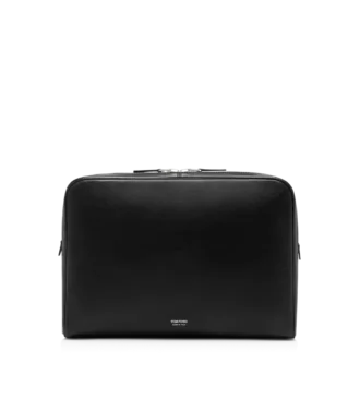 Grain Leather Minimal Laptop Pouch