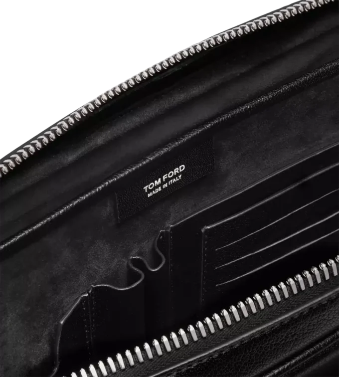 Grain Leather Minimal Laptop Pouch